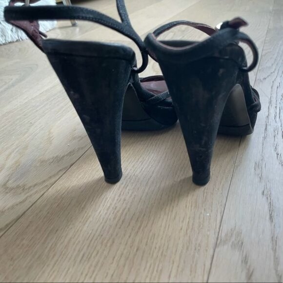 Prada Black Strappy Heels - Picture 8 of 13